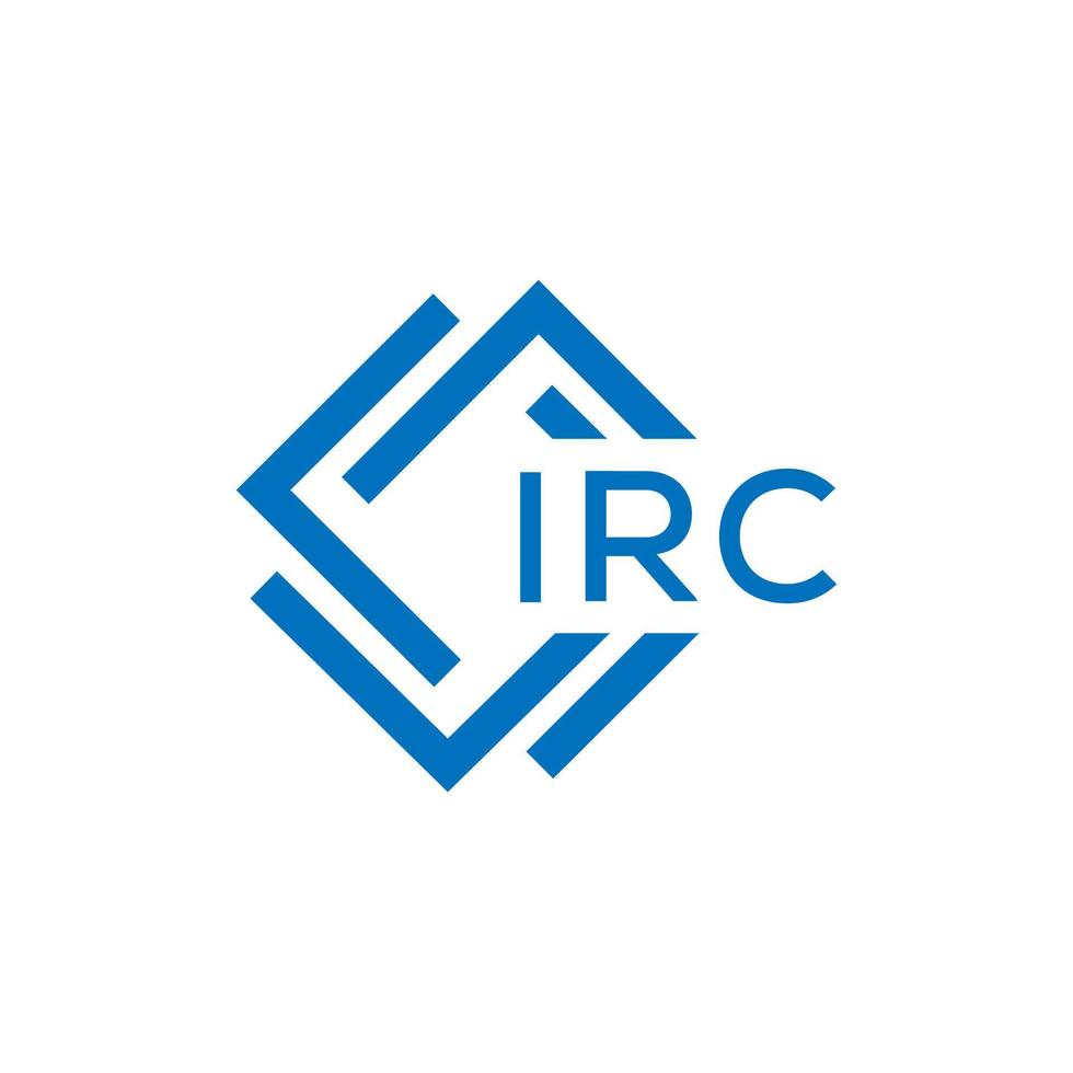IRC letter logo design on white background. IRC creative circle letter ...
