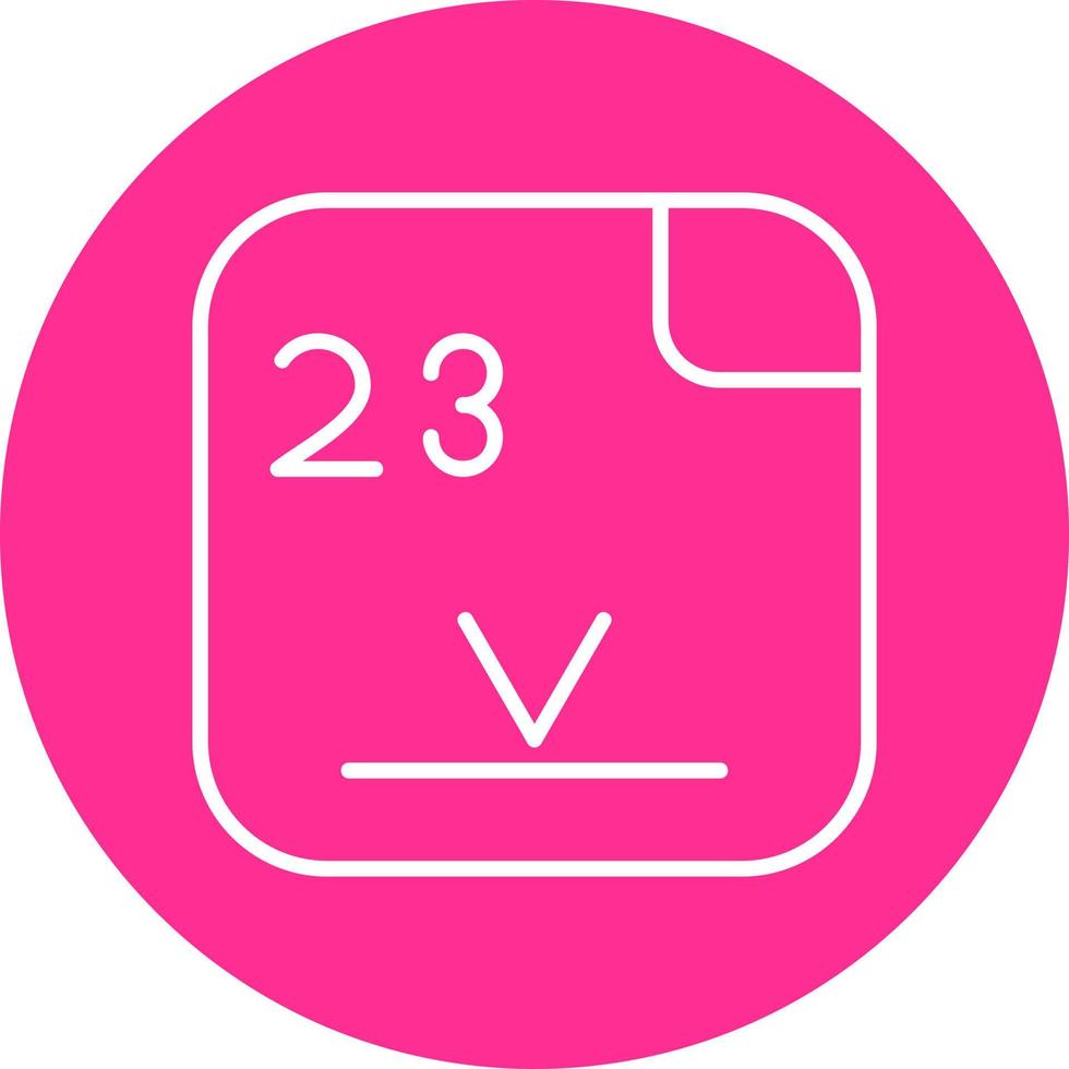 Vanadium Vector Icon