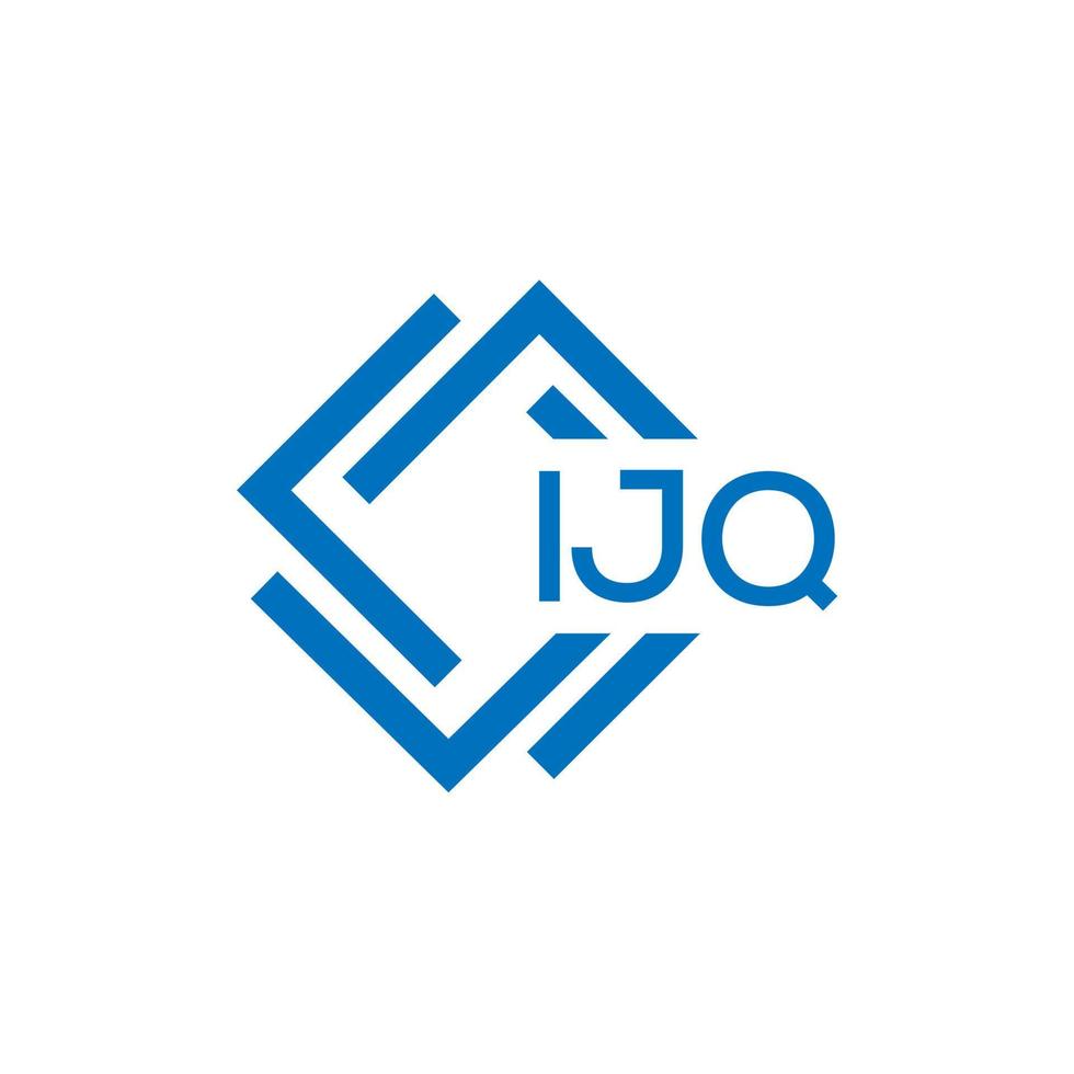 ijq letra logo diseño en blanco antecedentes. ijq creativo circulo letra logo concepto. ijq letra diseño. vector