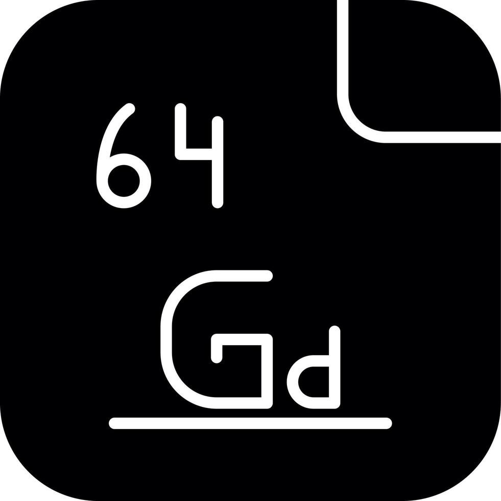 Gadolinium Vector Icon