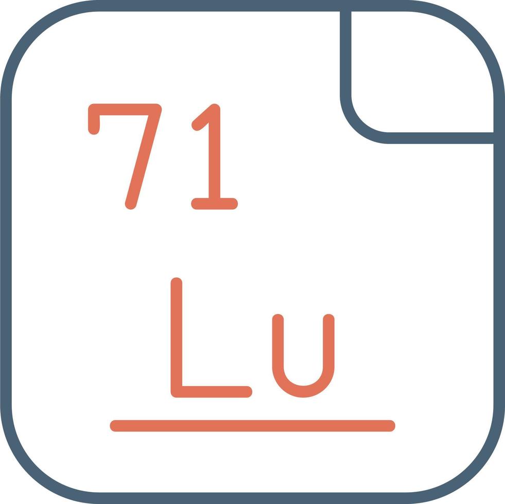 Lutetium Vector Icon