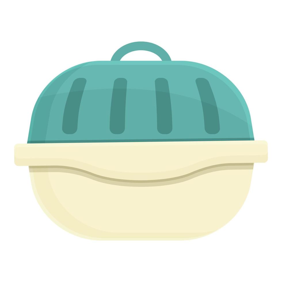 Pet transport icon cartoon vector. Cat cage 20356717 Vector Art at Vecteezy