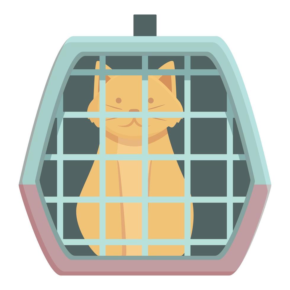 Open cage icon cartoon vector. Pet case 20356730 Vector Art at Vecteezy