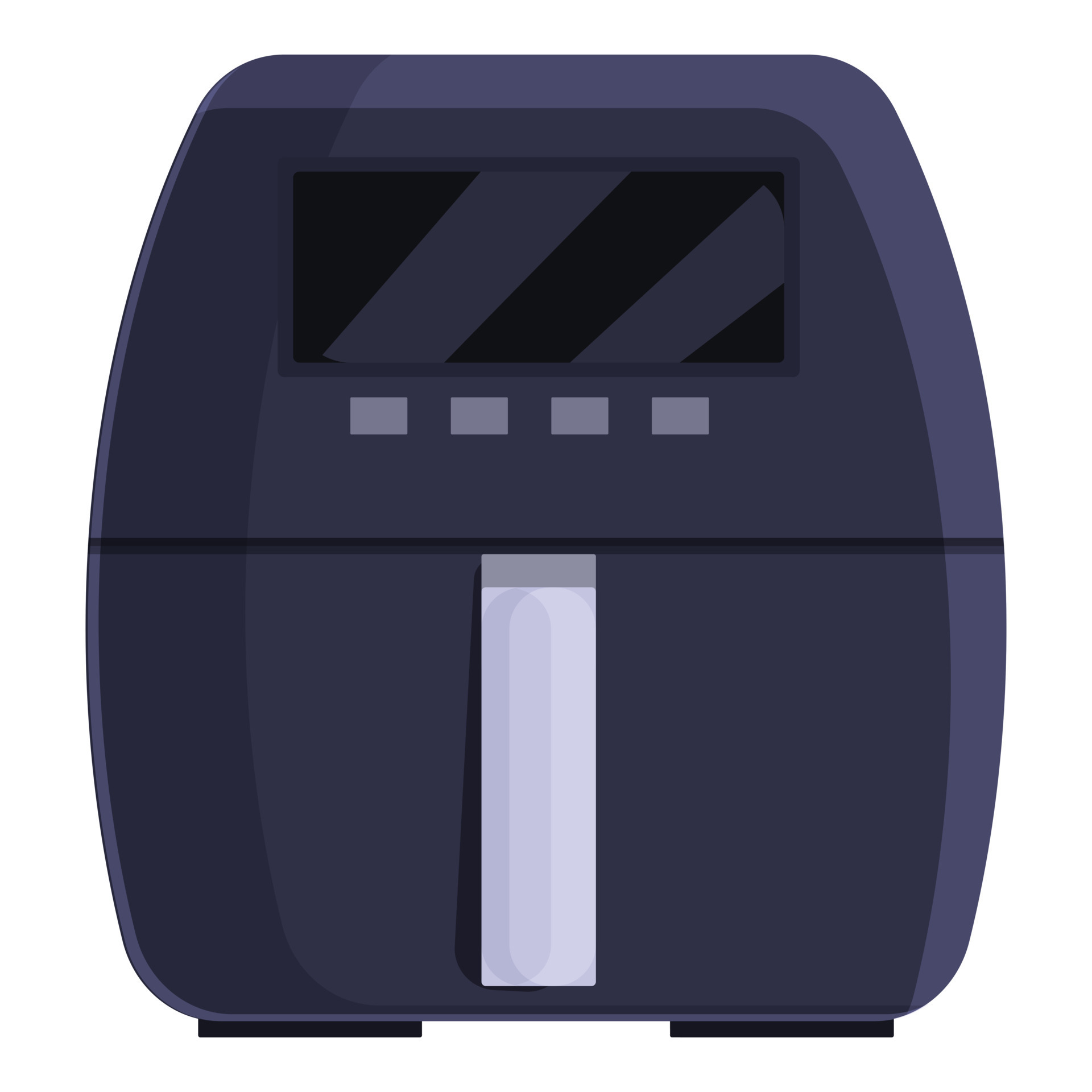 Air fryer icon cartoon vector. Fry cook 20356732 Vector Art at Vecteezy