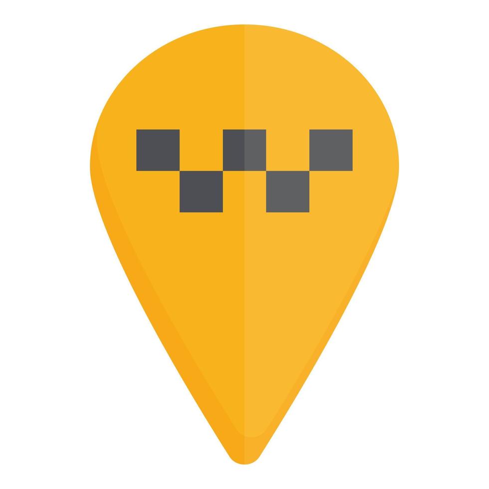 Taxi location icon cartoon vector. Car app vector