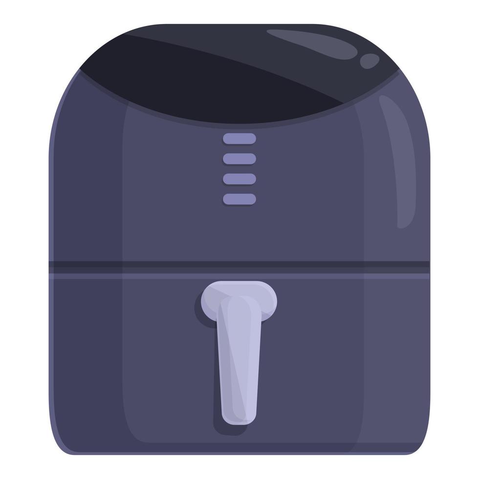 Hot air fryer icon cartoon vector. Cook food vector