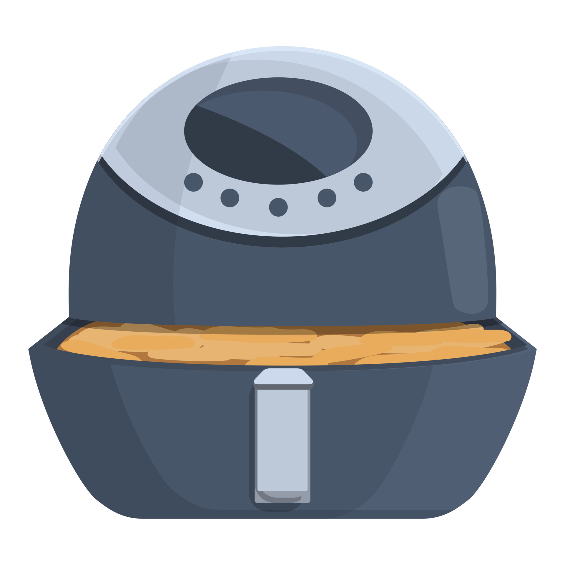 Kitchen air fryer icon cartoon vector. Cook food 20356953 Vector Art at