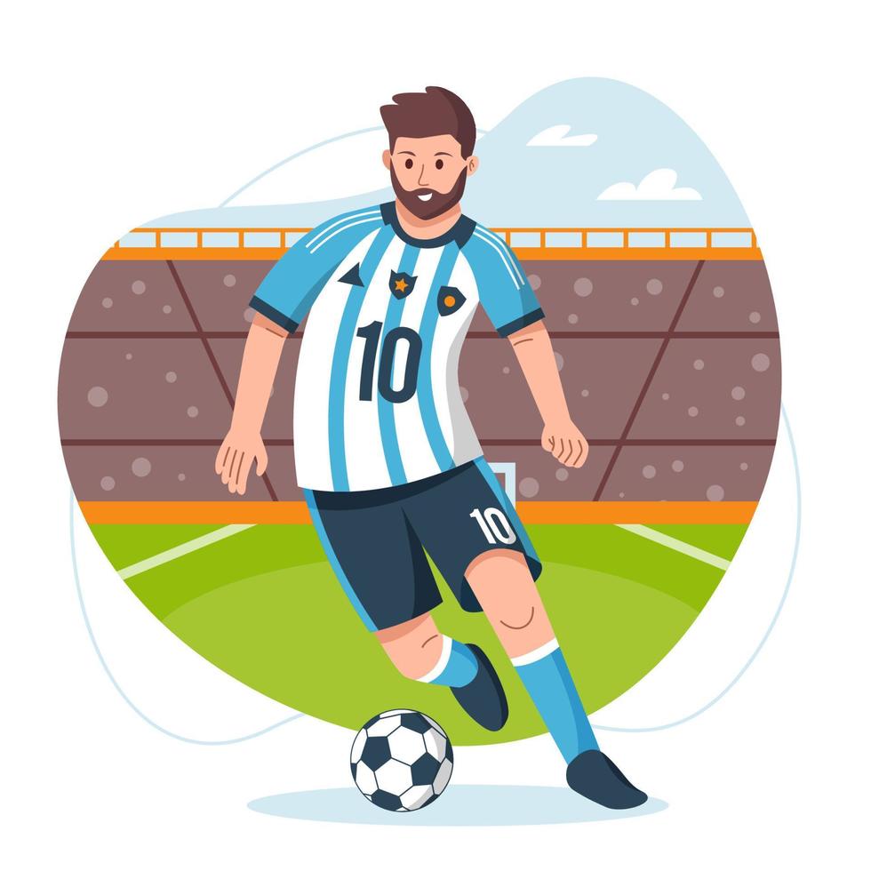 Lionel Messi Concept vector