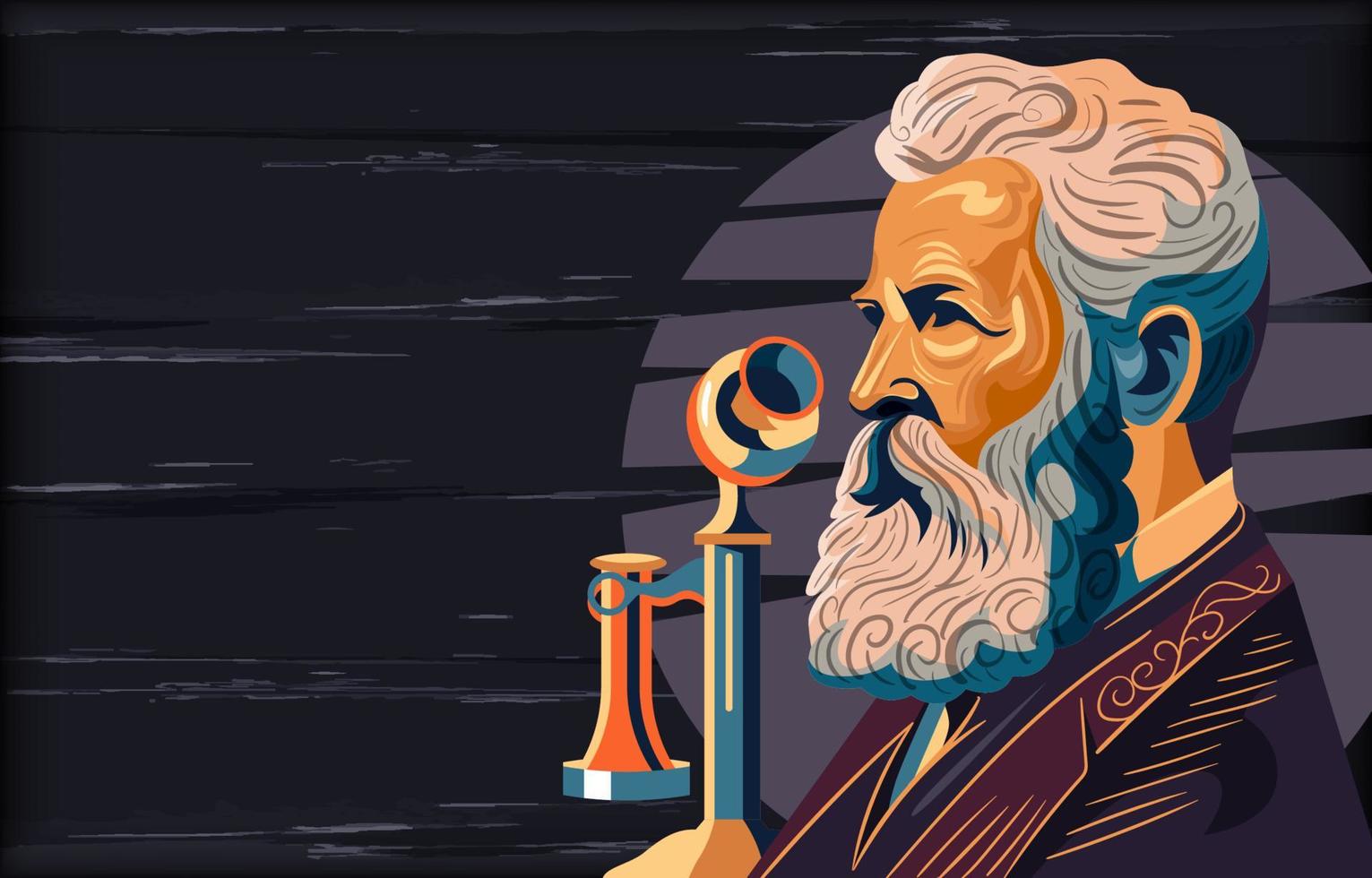 Alexander Graham Bell Day vector