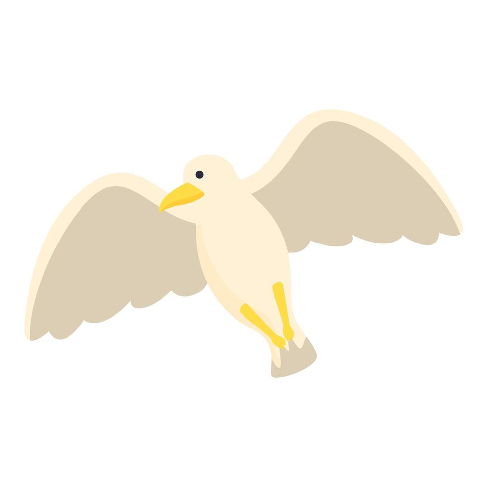 Sky flight bird icon cartoon vector. Sea bird vector