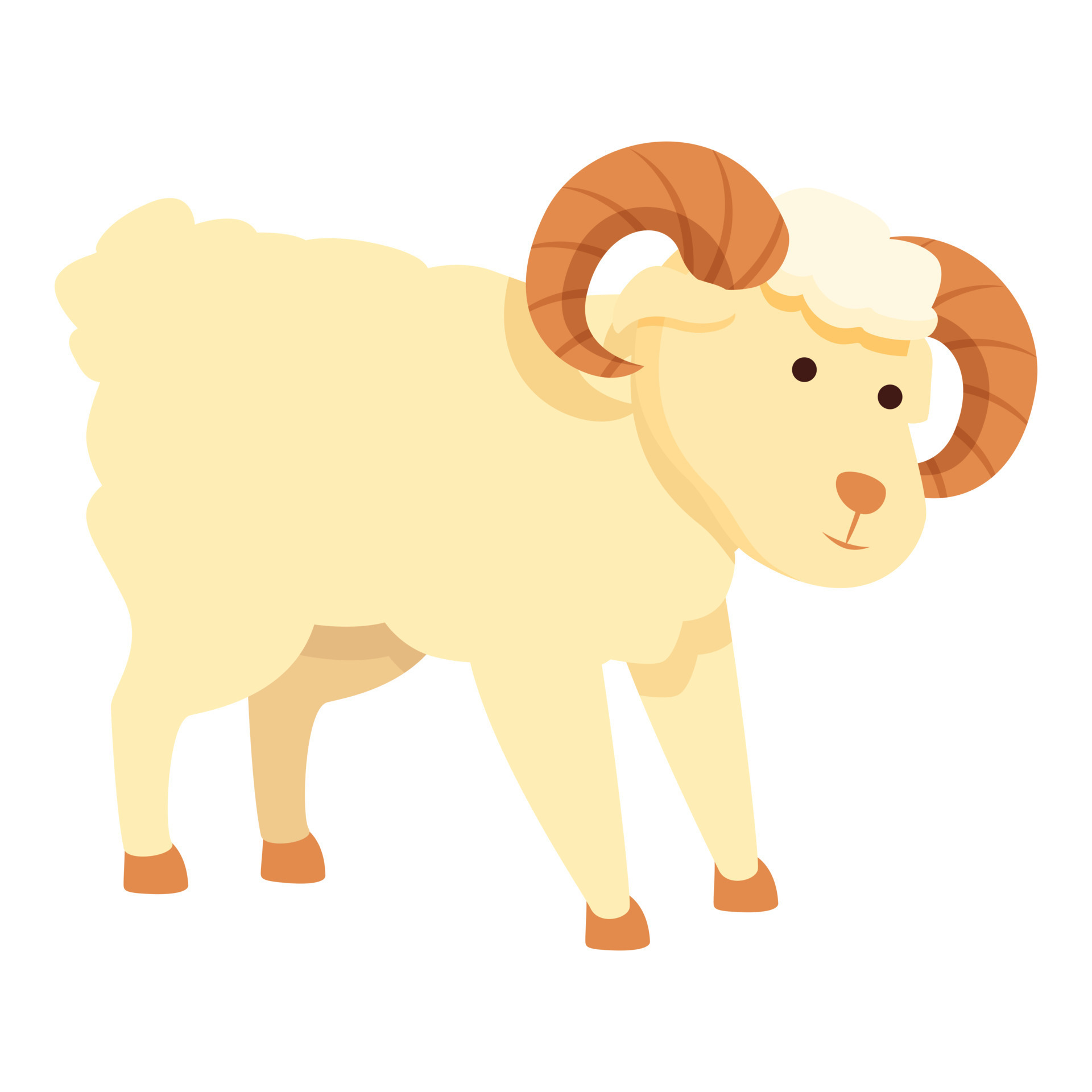 ram head cartoon