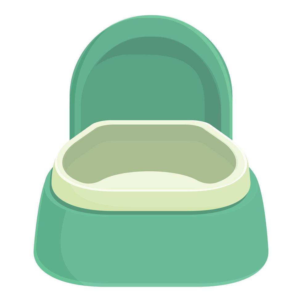 asiento orinal icono dibujos animados vector. bebé baño vector