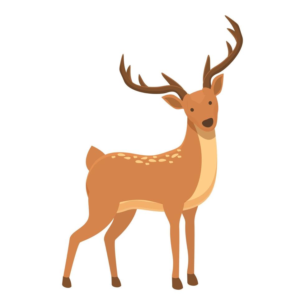 Stag icon cartoon vector. Animal deer vector