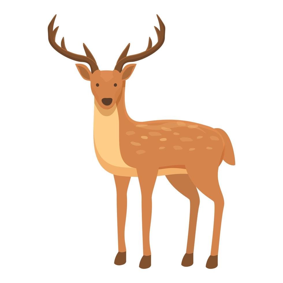 Elegant deer icon cartoon vector. Deer stag vector