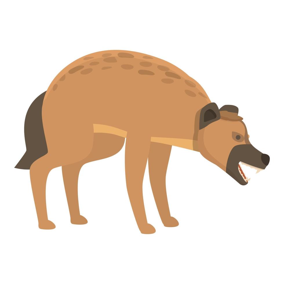 Wild hyena icon cartoon vector. Cute animal vector