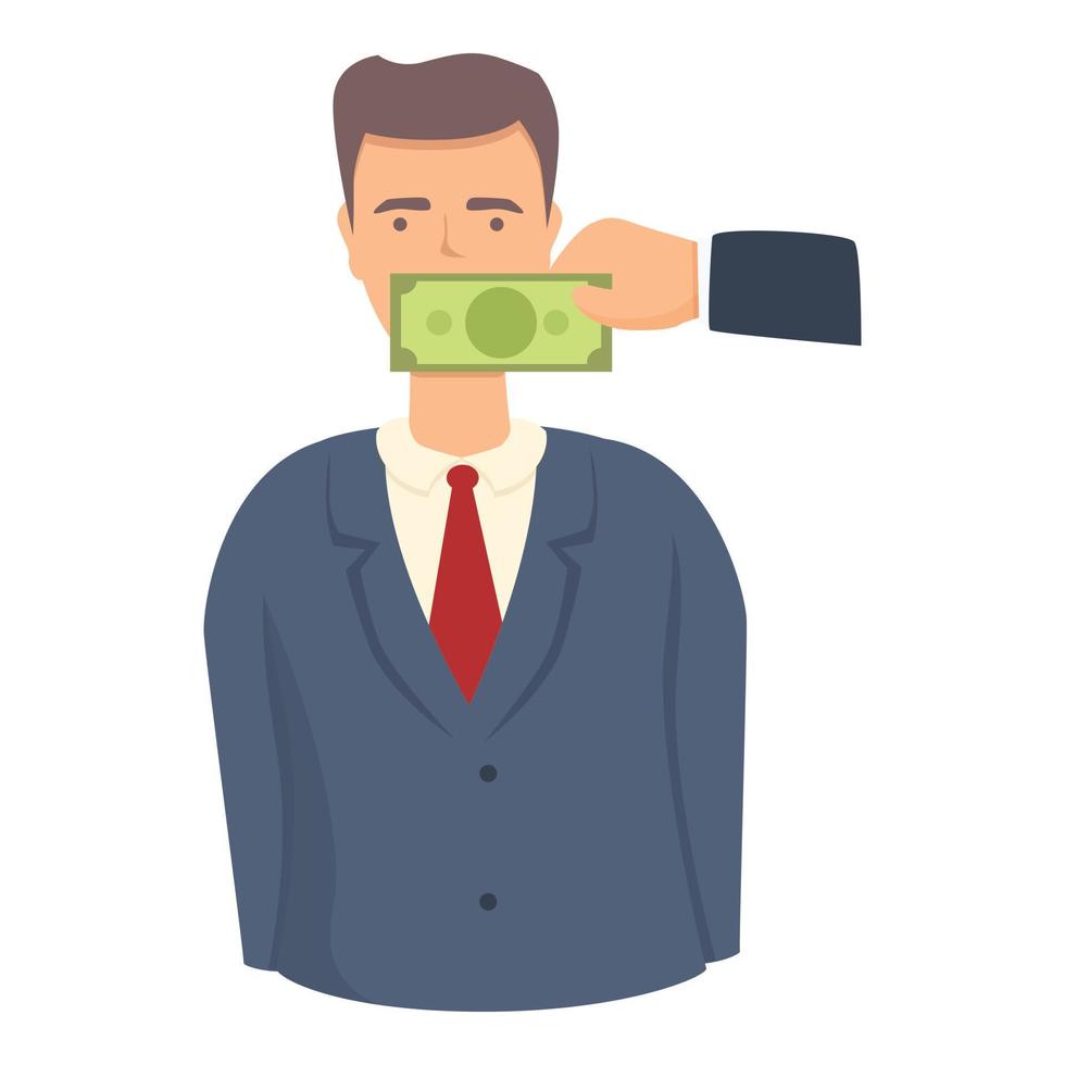 Pr lobbyist icon cartoon vector. Meeting money vector