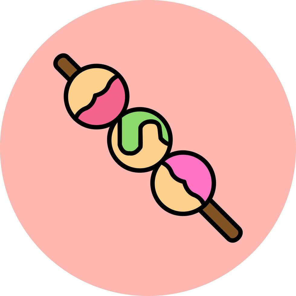 dango vector icono