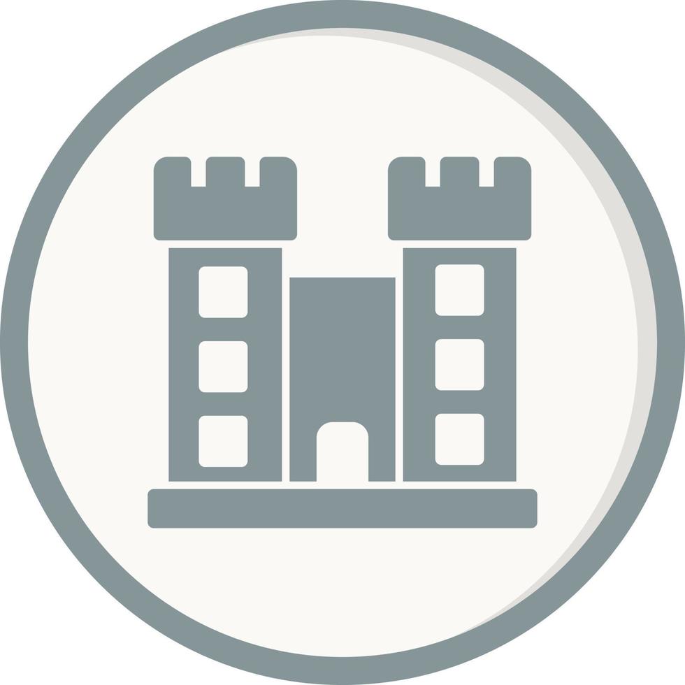 icono de vector de castillo