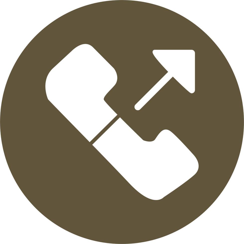 Outgoing Call Vector Icon