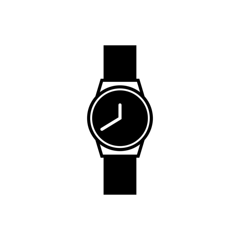 muñeca reloj icono vector colocar. pulsera reloj ilustración firmar recopilación. hora símbolo. hora logo.