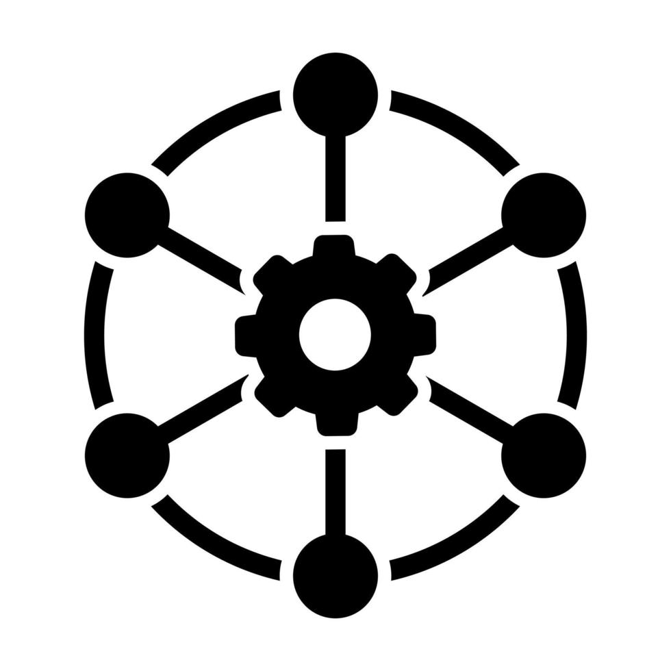 Multi channel vector icon. architecture illustration sign. communication symbol.