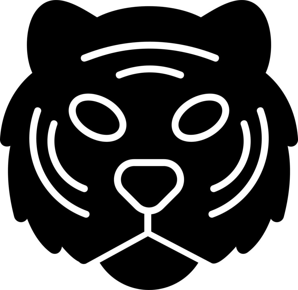 Tigre vector icono