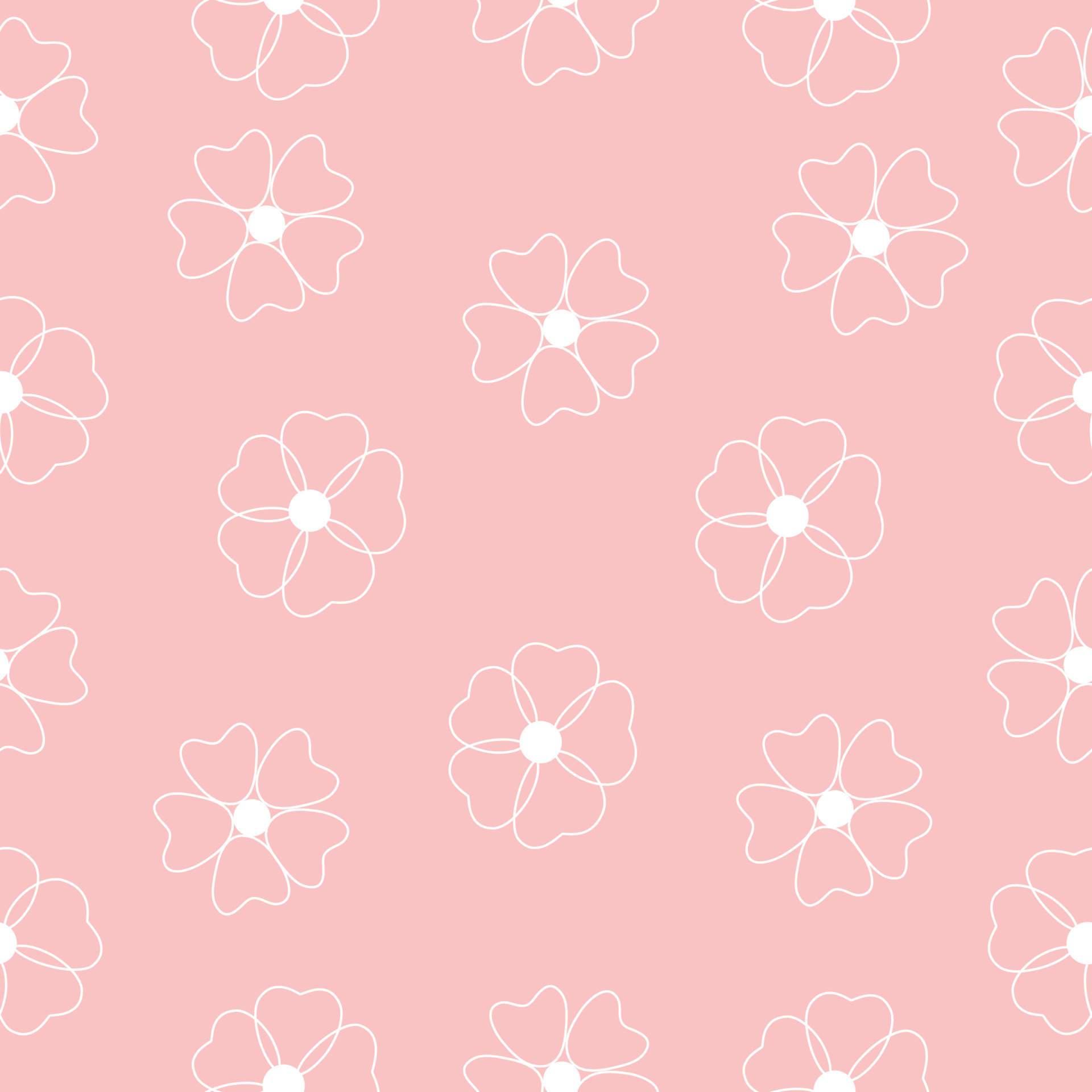 Bright spring-summer seamless pattern of flowers. Vector illustration ...