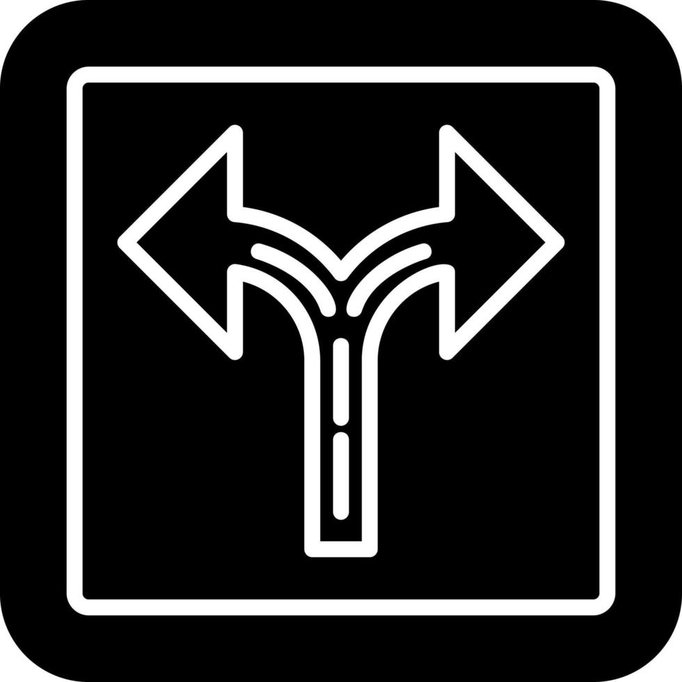 Crossroad Vector Icon