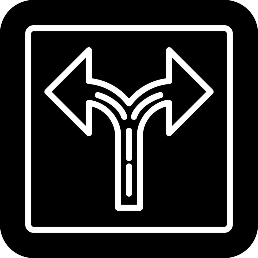 Crossroad Vector Icon