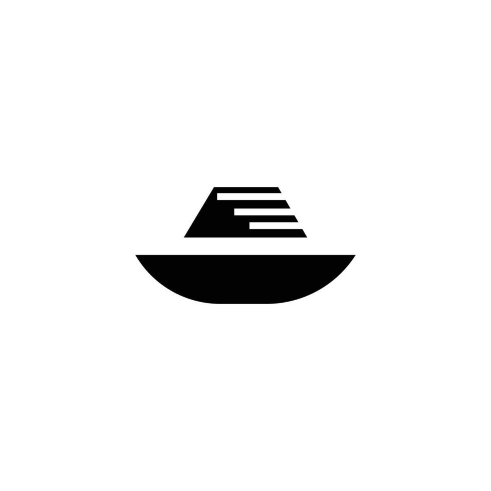 Print  boat illustration logo vector