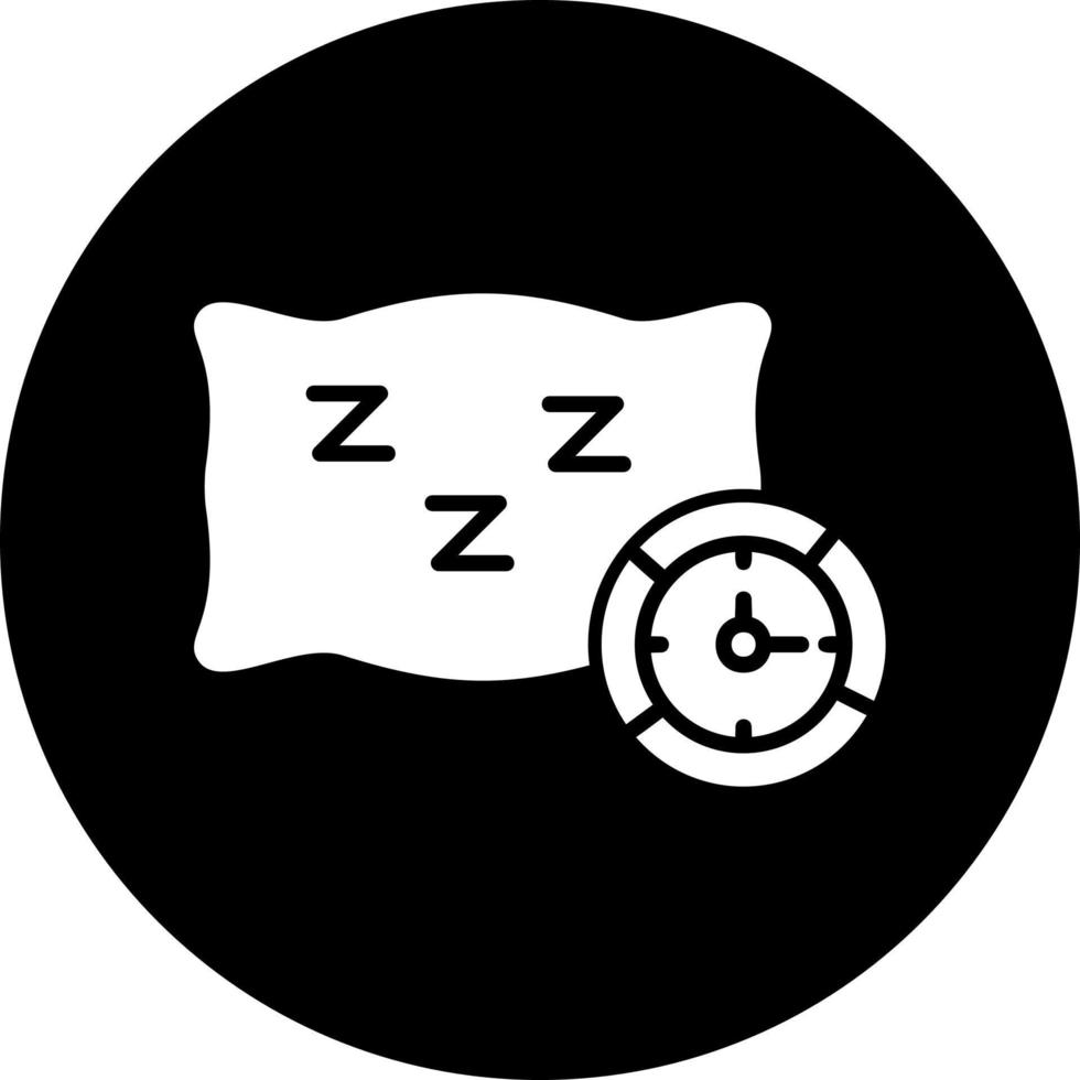 icono de vector de dormir