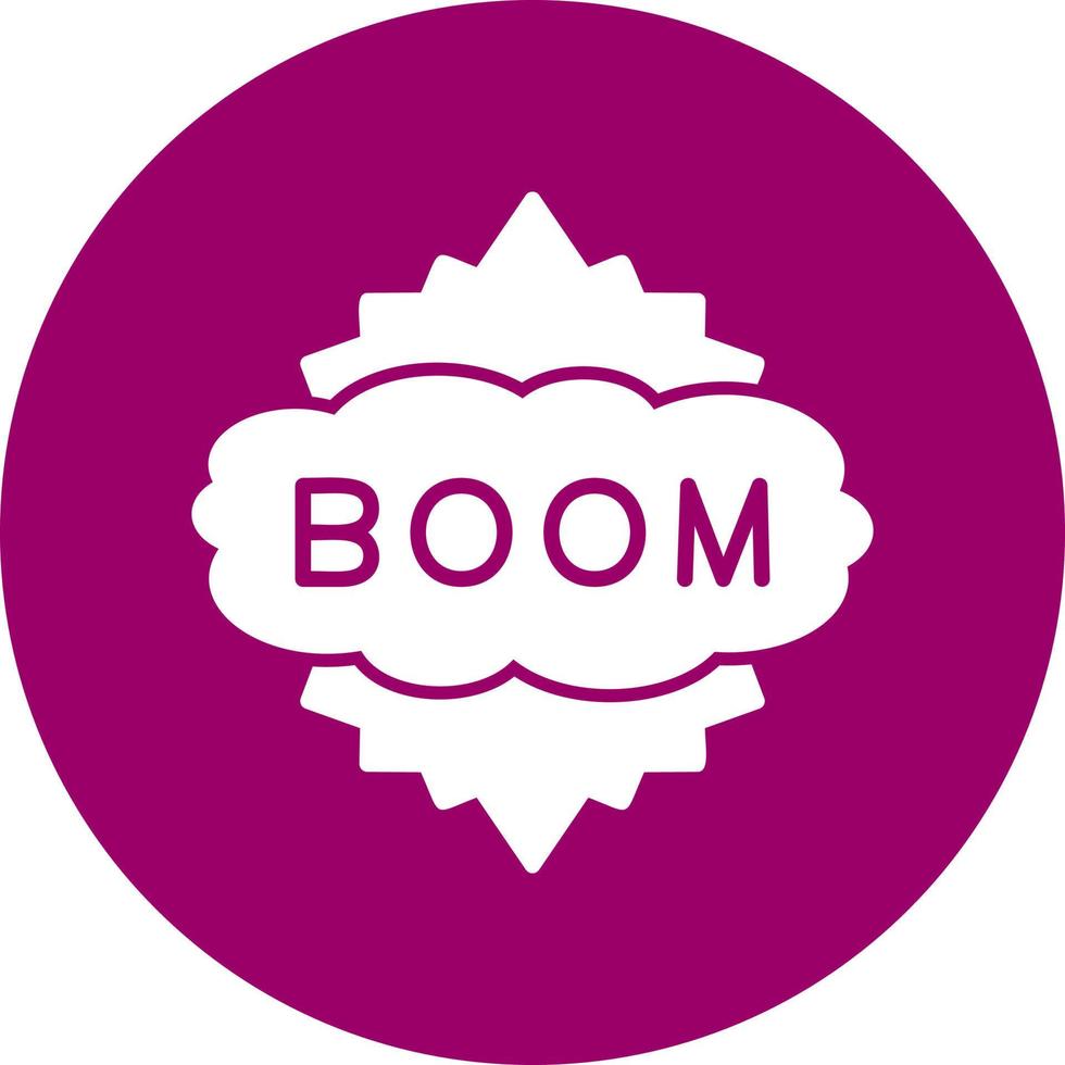 Boom Vector Icon