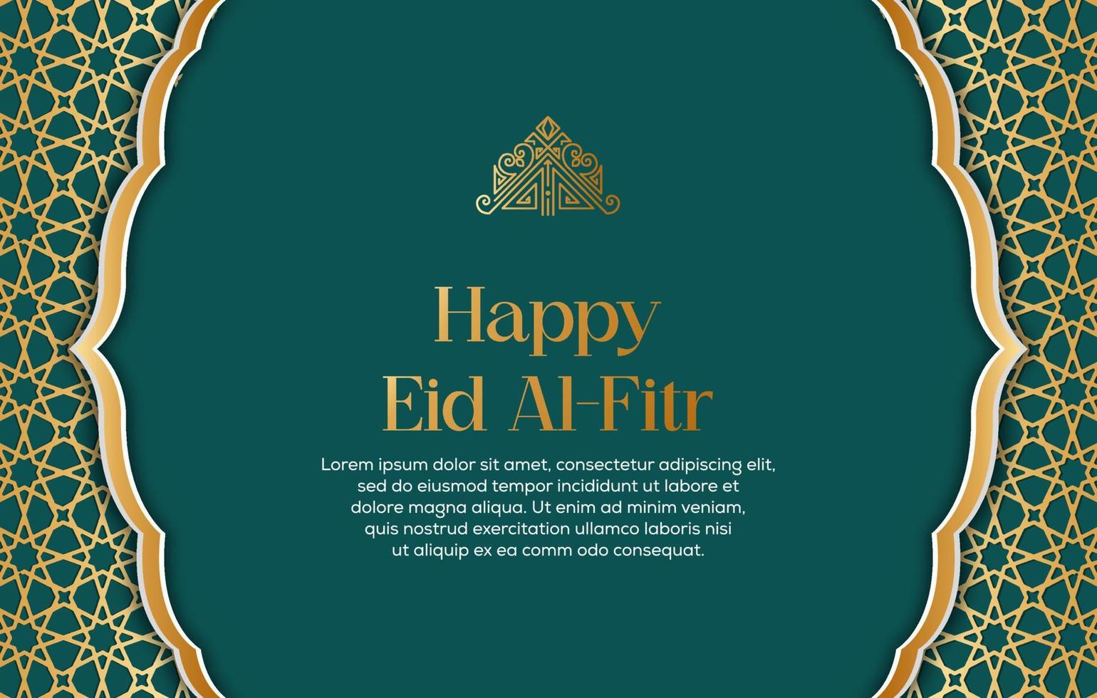 Premium Vector Islamic Style Ramadan Kareem and Eid Decorative Background