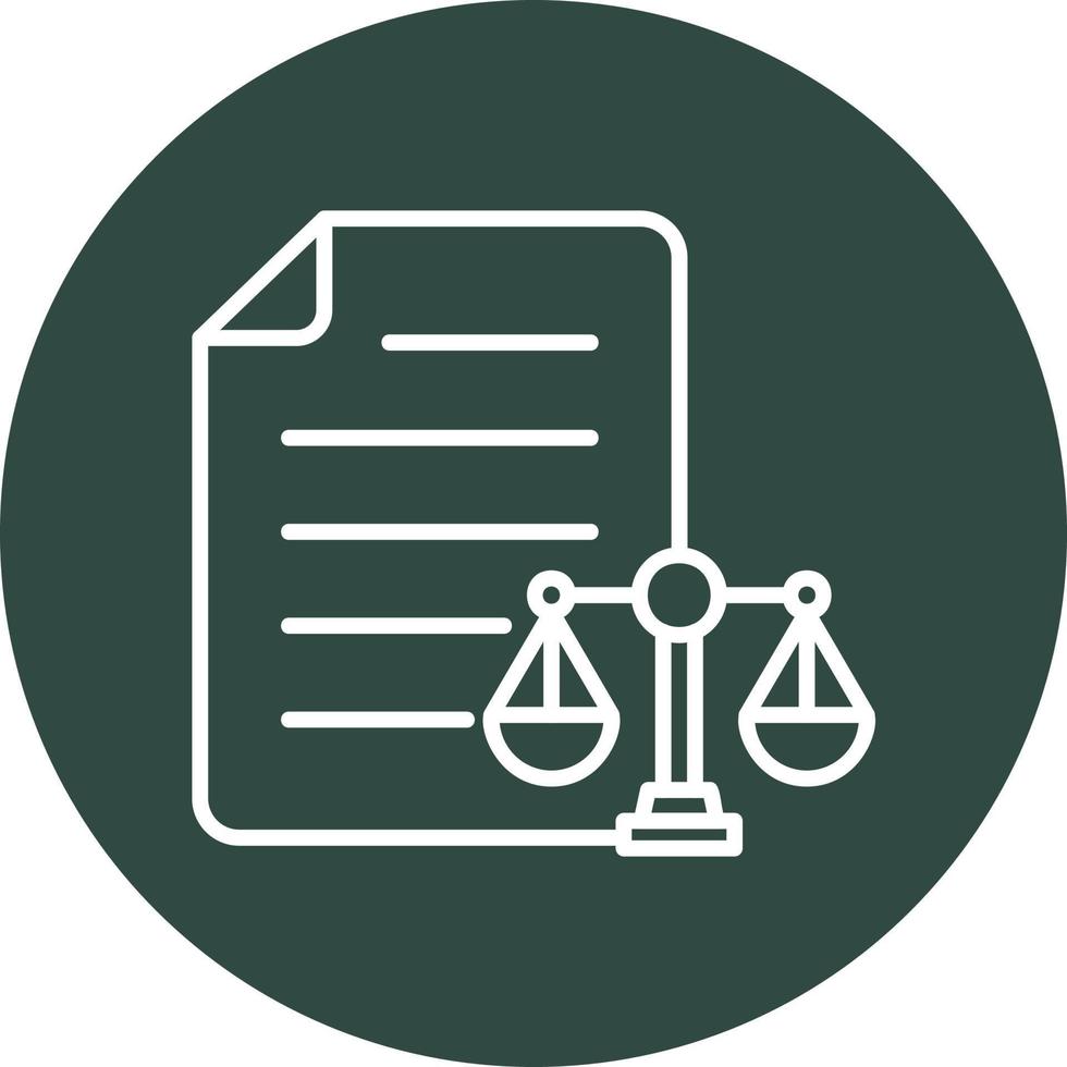 Legal Vector Icon