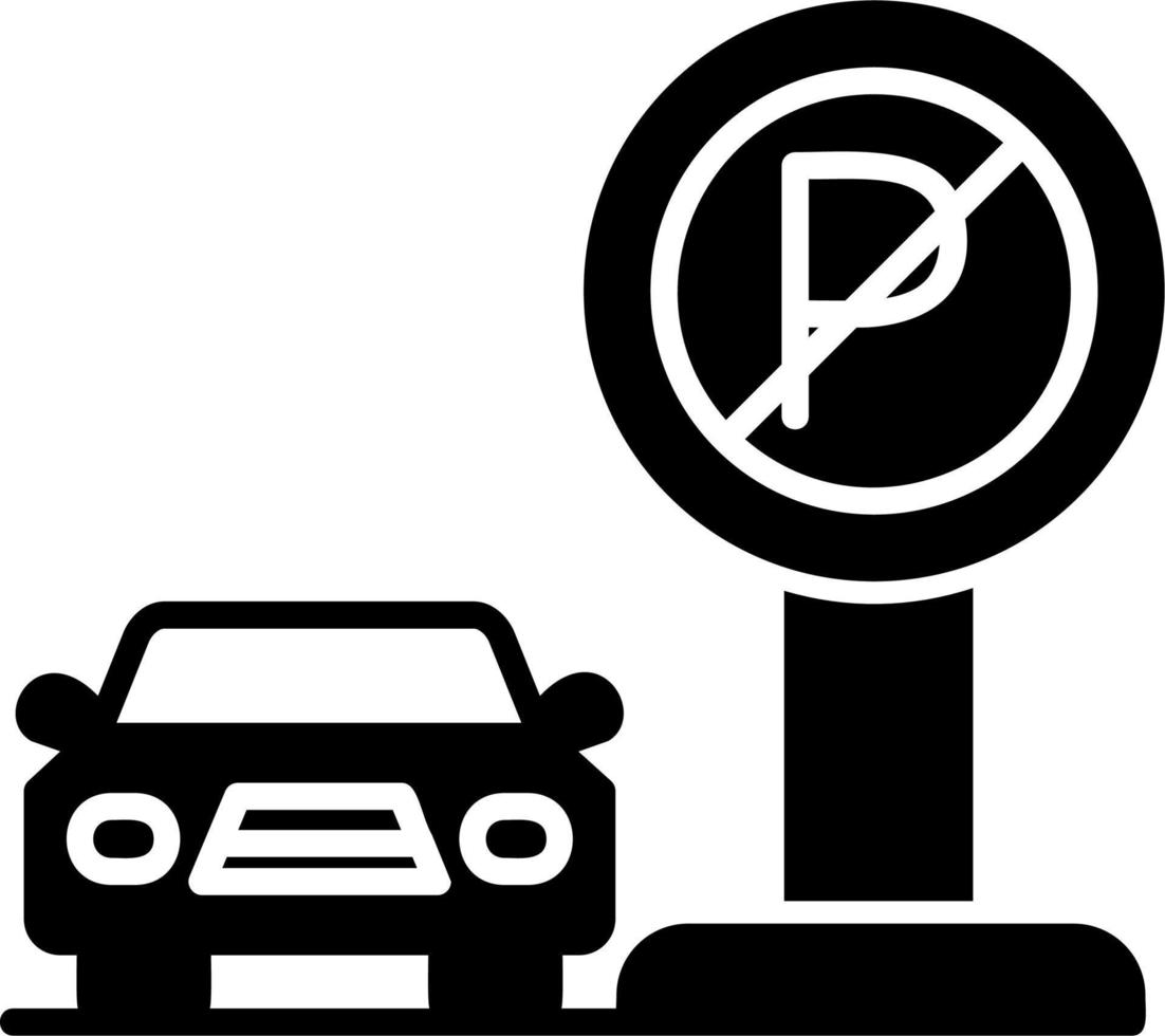 No Parking Vector Icon