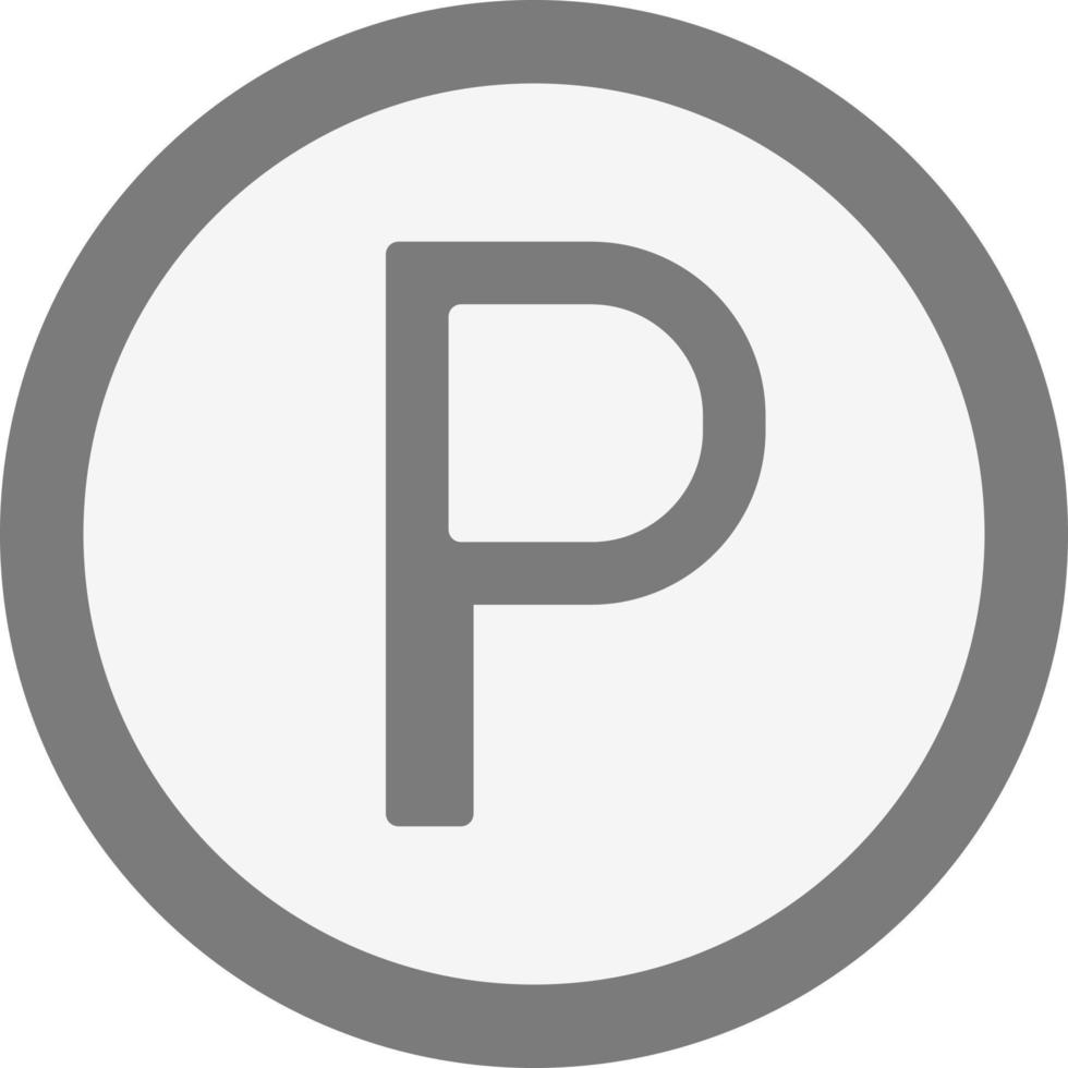 Parking Lot Vector Icon