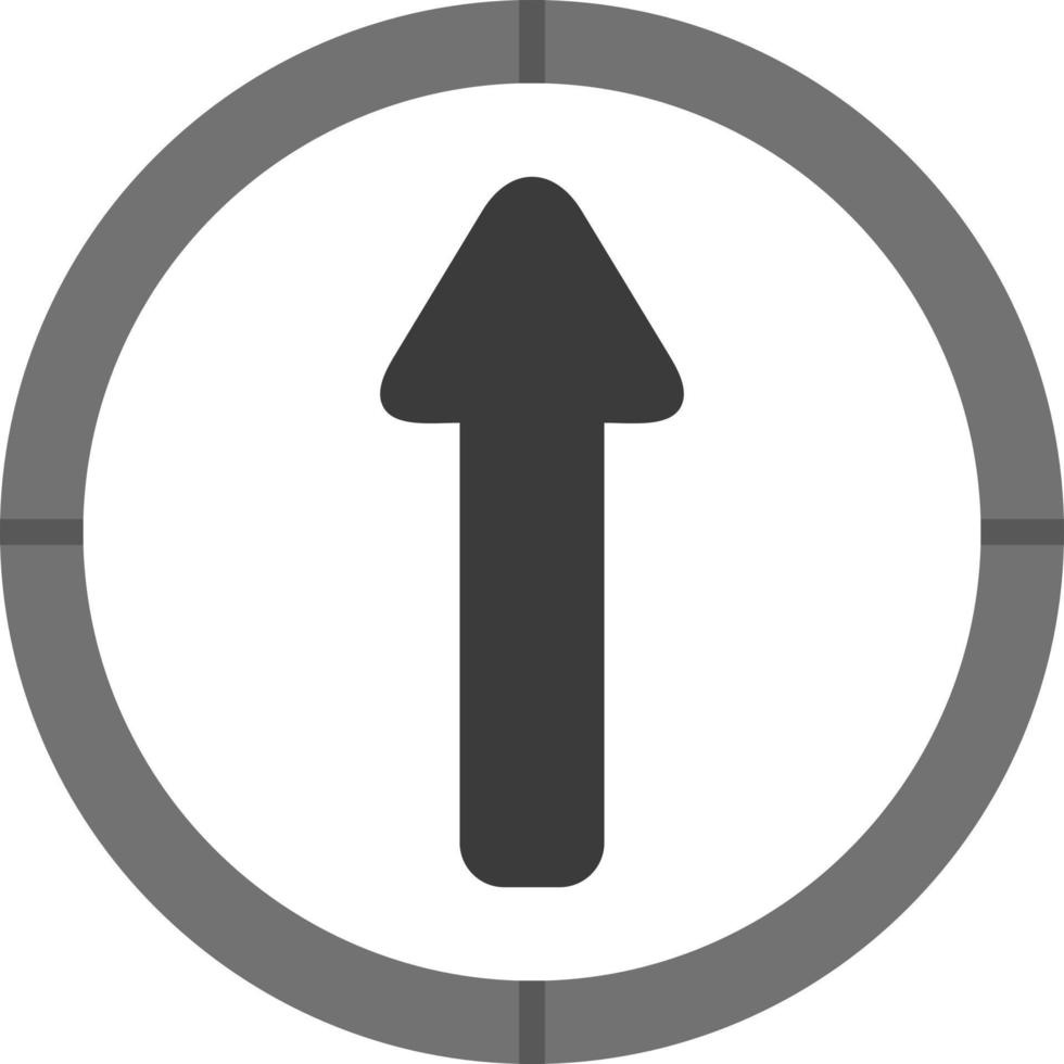 Ahead Only Vector Icon