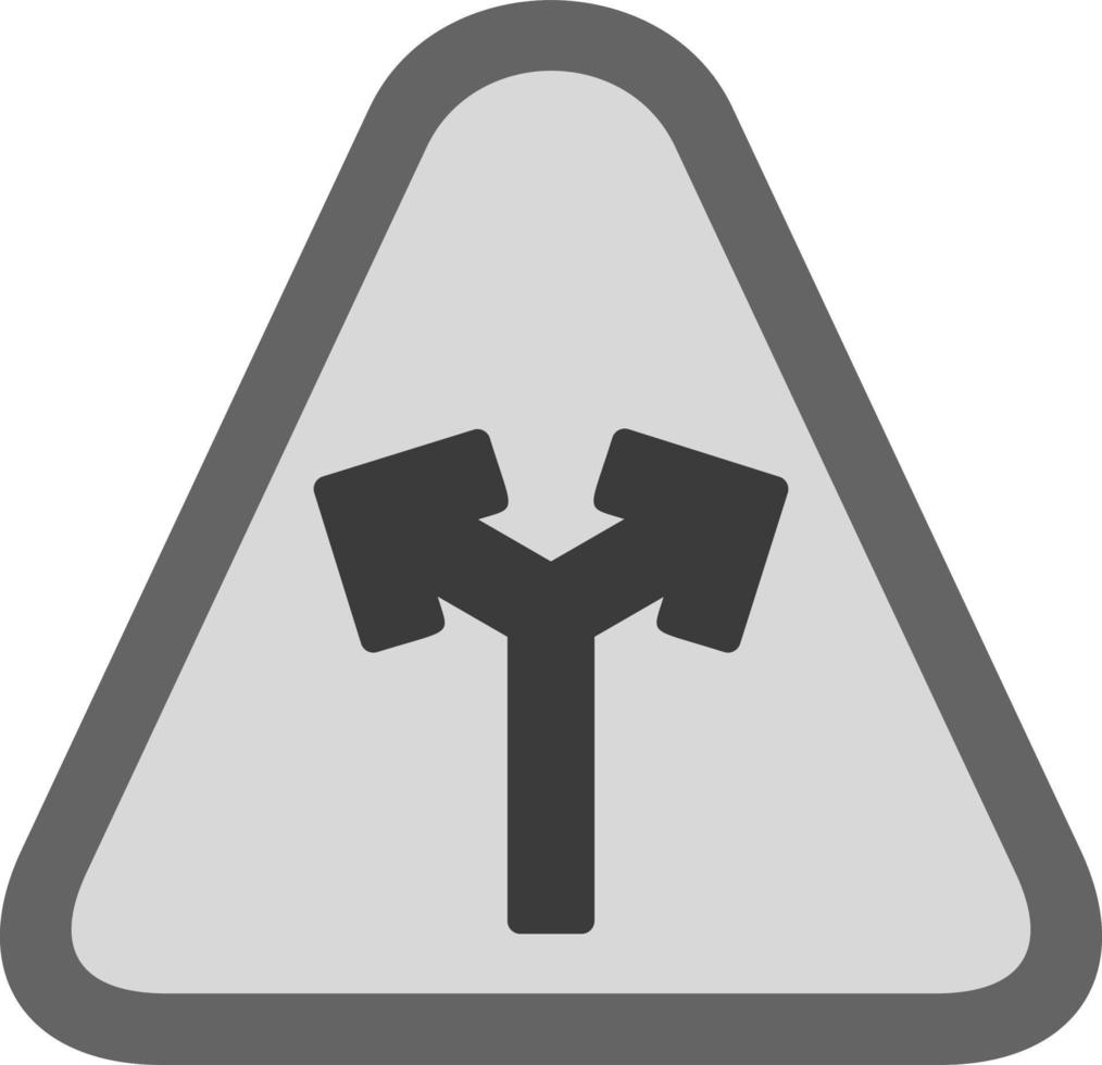Y Intersection Vector Icon