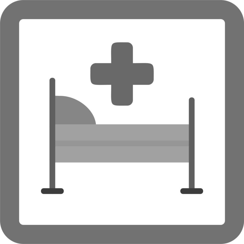 icono de vector de hospital