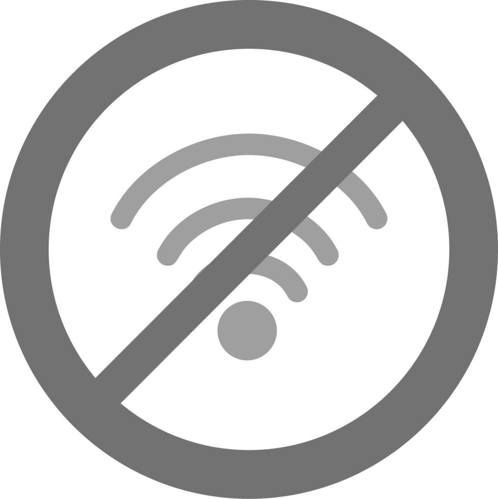 No Wifi Vector Icon