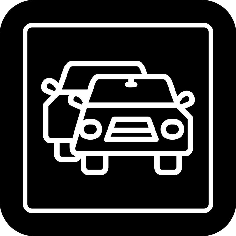 Traffic accident Vector Icon