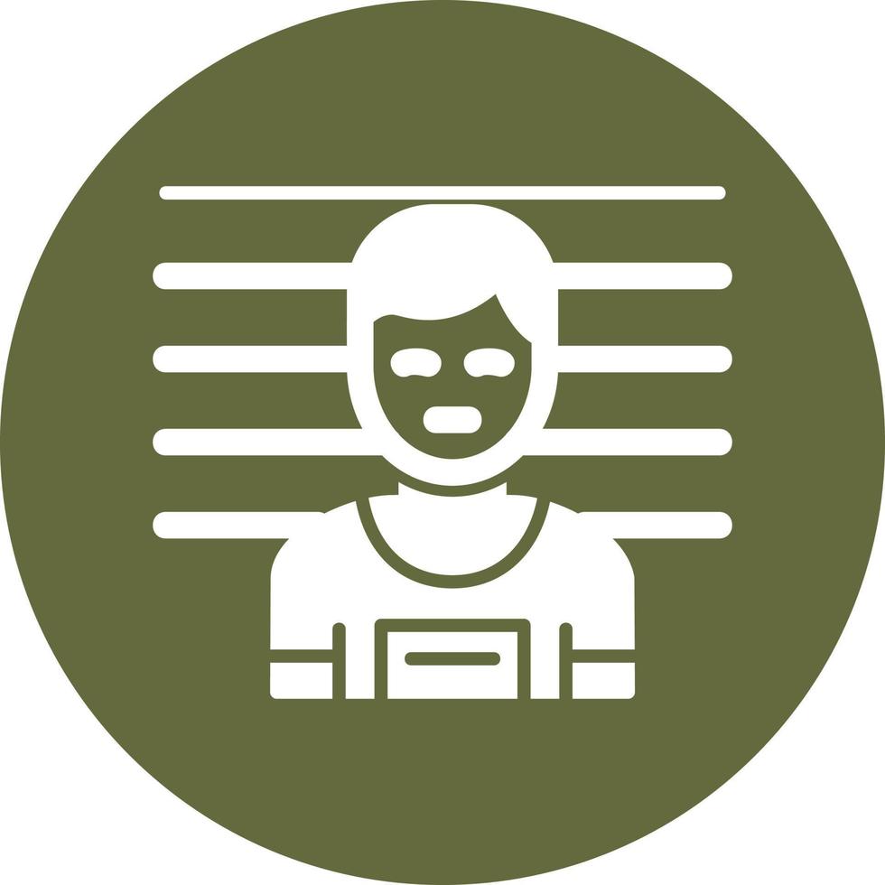 Convict Vector Icon