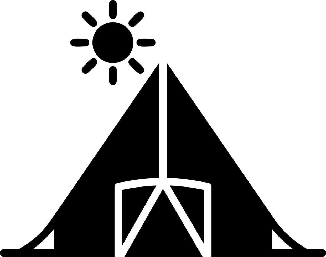 Tent Vector Icon