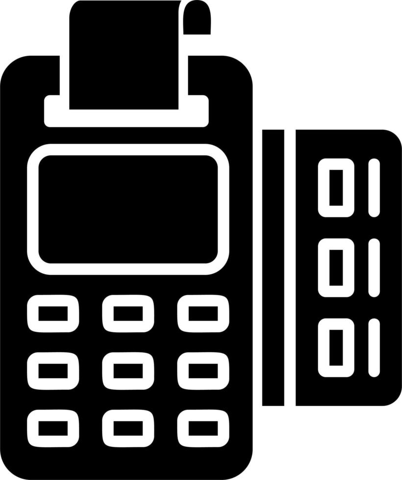 Pos Terminal Vector Icon