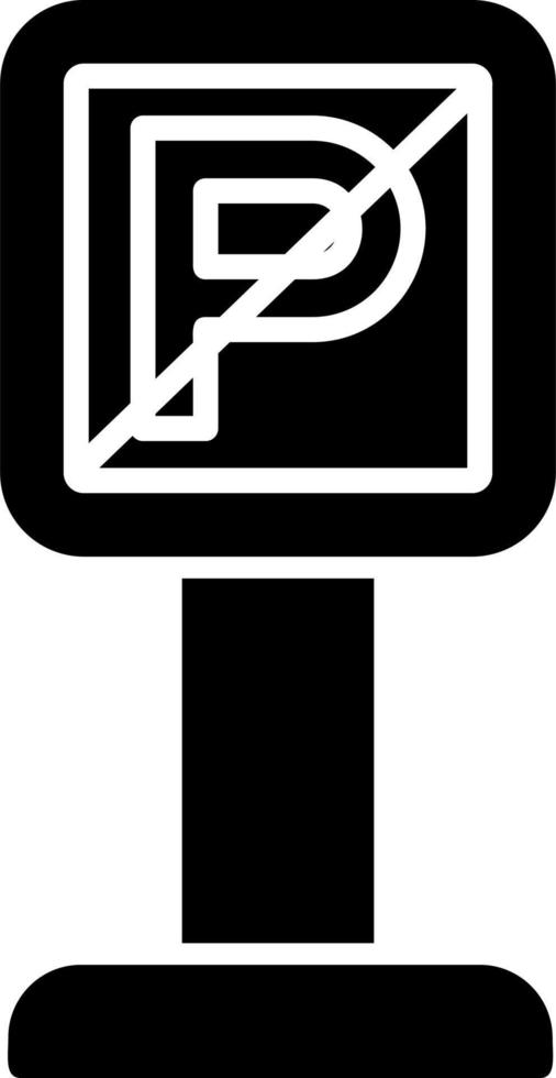 No Parking Vector Icon