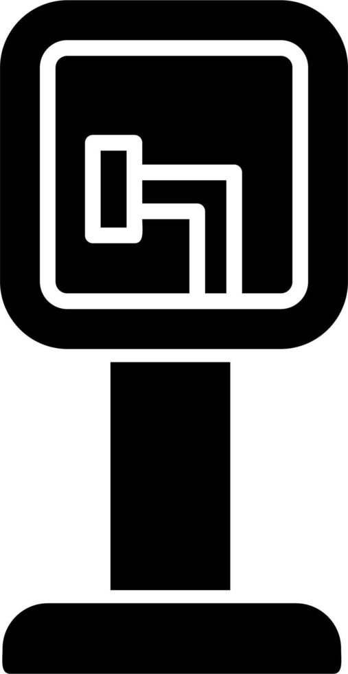 Dead End Street Vector Icon