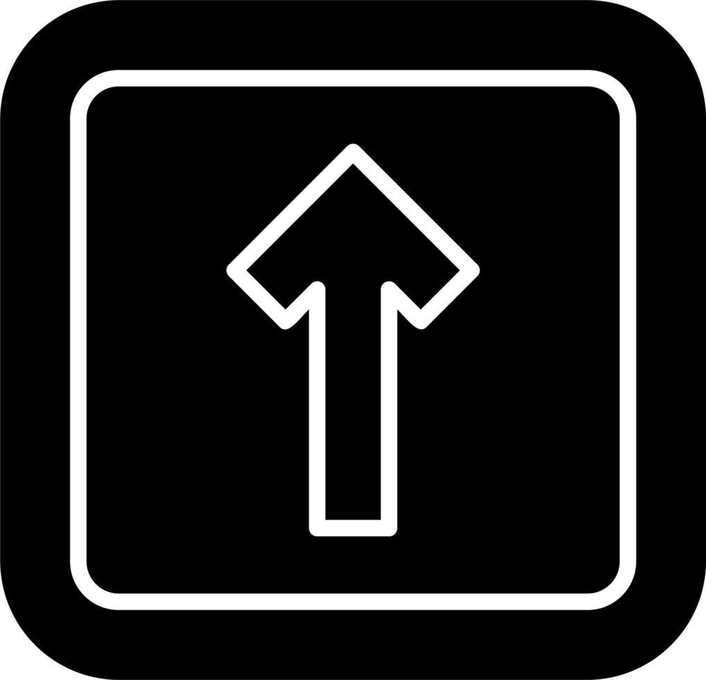 One Way Traffic Vector Icon