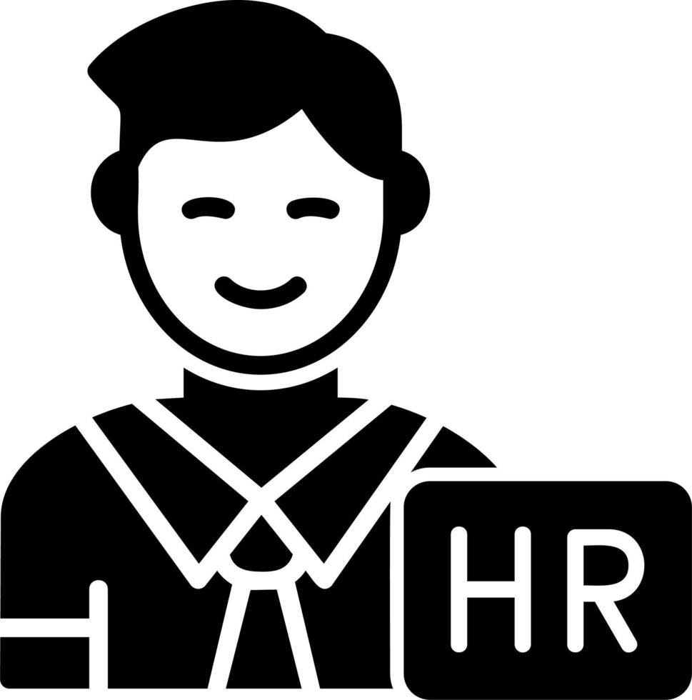 icono de vector de recursos humanos