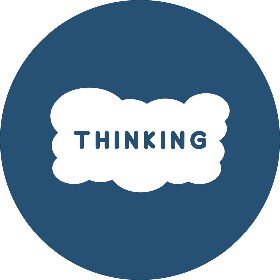 Thinking Vector Icon