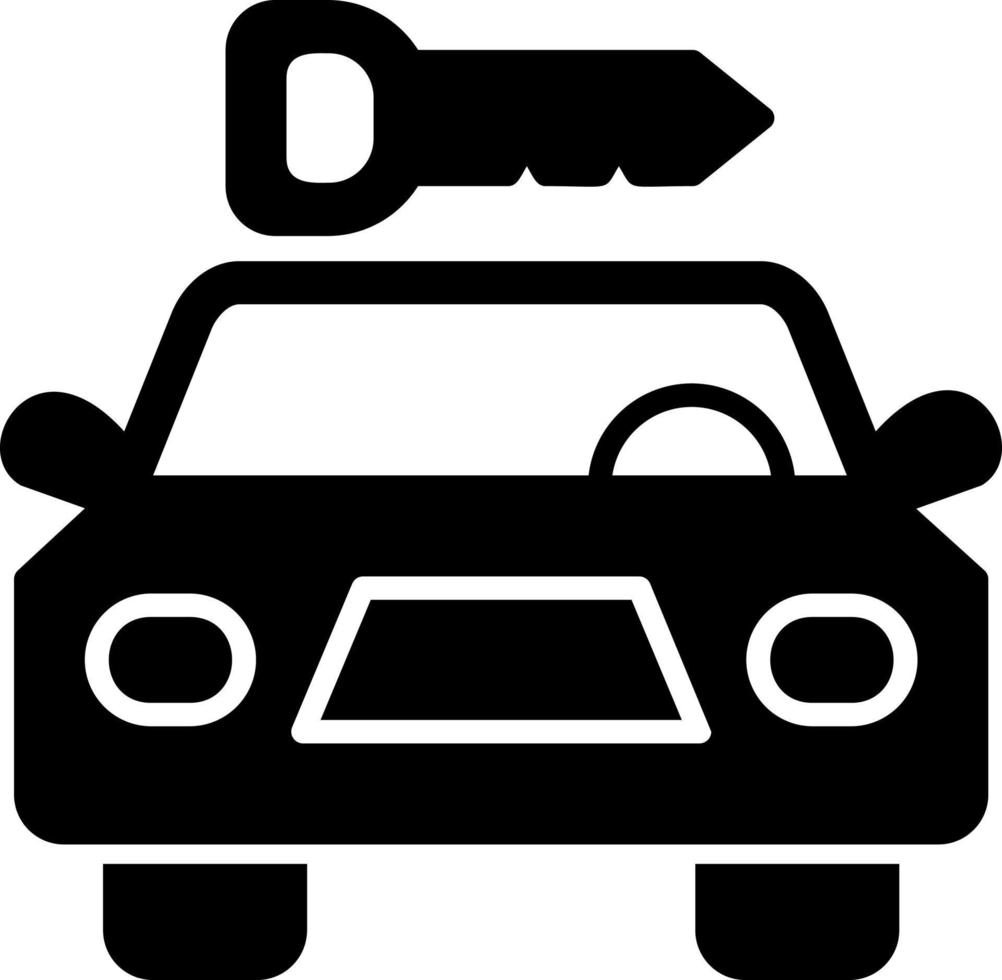 Car Rental Vector Icon